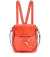 CHLOÉ FAYE LEATHER AND SUEDE BACKPACK,P00303412-1