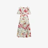 DOLCE & GABBANA DOLCE & GABBANA FLORAL OFF THE SHOULDER DRESS,F68E1TFS57S12447277