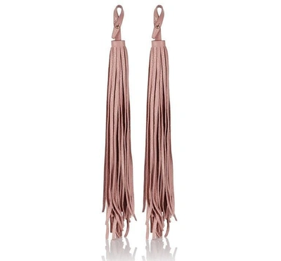 Meli Melo Charm Duo Tassel Orchid In Pink
