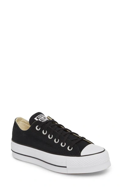 Converse Womens  All Star Platform Low Top In Black/white