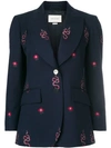 GUCCI KINGSNAKE AND FLORAL EMBROIDERED JACKET,498028ZKM4212633943