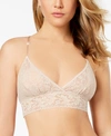 Hanky Panky Signature Lace Padded Triangle Bralette In Chai