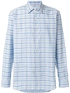 PRADA PRADA GRAPH CHECK PRINT SHIRT - BLUE,UCM6081P9R12648411