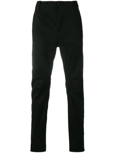 Uma Wang Slim Fit Trousers In Black