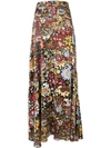 Peter Pilotto Floral-print Silk Maxi Skirt In Multicoloured Floral Print