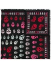 ALEXANDER MCQUEEN SKULL SCARF,4968273A34Q12649406