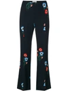 SONIA BY SONIA RYKIEL FLORAL PRINT FLARED TROUSERS,194243133112631979