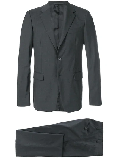 Prada Grey Lightweight Wool Suit In F0031grigio