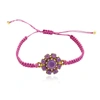 Rosaspina Firenze Florentine Garden Cyclamin Macramè Bracelet In Macramè
