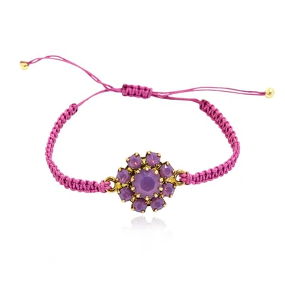 Rosaspina Firenze Florentine Garden Cyclamin Macramè Bracelet