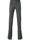 Incotex Trousers With Tassel Detail And Pockets In Grey