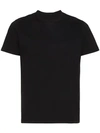 Rick Owens Piped Short-sleeve T-shirt In Black