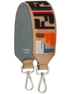 FENDI FENDI MINI STRAP YOU LOGO STRAP - BROWN,8AV105A1FX12473612