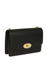 Mulberry 'postman's Lock' Leather Crossbody Clutch - Black