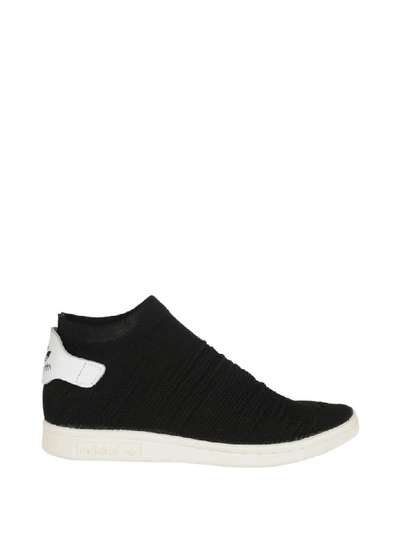 Adidas Originals Stan Smith Sock Pk Sneakers In Black