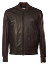 BRUNELLO CUCINELLI LEATHER BOMBER JACKET,MPSIB1433 CU674