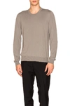 MAISON MARGIELA MAISON MARGIELA ELBOW PATCHES SWEATER IN GRAY,S30HB0004 S16312