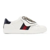 GUCCI White New Ace Sneakers,506635 0FI10