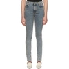 GUCCI GUCCI BLUE MARBLE WASH JEANS,502797 XD741