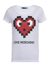 LOVE MOSCHINO COTTON T-SHIRT,10407743
