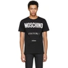 MOSCHINO Black 'Couture' Logo T-Shirt,0714 0240