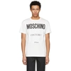 Moschino Couture Milano T-shirt In A1001 White