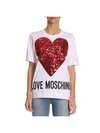 LOVE MOSCHINO T-SHIRT T-SHIRT WOMEN MOSCHINO LOVE,10408471