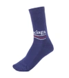 BALENCIAGA COTTON-BLEND SOCKS,P00305941