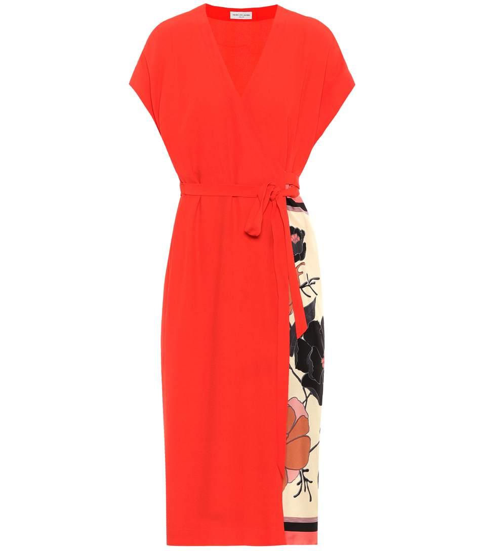 dries van noten wrap dress