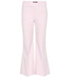 ISABEL MARANT LYRE FLARED COTTON-BLEND TROUSERS,P00293976