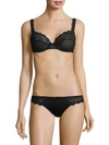 Maison Lejaby Gaby Underwired Lace Bra In Black