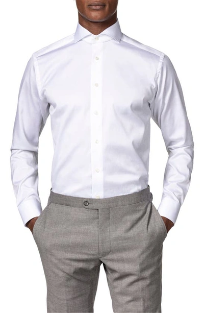 Eton Slim Fit Solid 4flex Stretch Dress Shirt In White