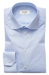 Eton Men's Comtemporary-fit Fine Striped Dress Shirt In Blue