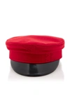 Ruslan Baginskiy Baker Boy Hat In Red