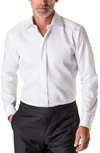 Eton Of Sweden Slim Fit Diamond Weave Tuxedo Shirt In White