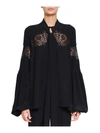 GIVENCHY LACE AND SILK SHIRT,10410088