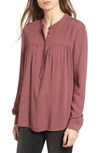 Ag Jess Shirt In Mellow Fig