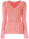 KENZO STRIPED KNITTED TOP,F852TO49982412651693