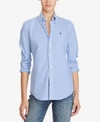 POLO RALPH LAUREN SLIM-FIT GINGHAM POPLIN SHIRT