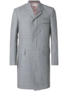 THOM BROWNE THOM BROWNE HIGH ARMHOLE CHESTERFIELD WITH RED, WHITE AND BLUE SELVEDGE PLACEMENT IN SCHOOL UNIFORM ,MOC735A0287212546494