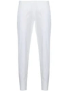 PRADA PRADA CLASSIC TAPERED TROUSERS - WHITE,22H713S181Z2112652228