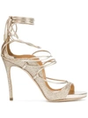 DSQUARED2 DSQUARED2 STRAPPY SANDALS - METALLIC,HSW05022920000112641329