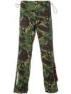 OFF-WHITE CAMOUFLAGE LOGO TROUSERS,OMCA068S18814008990012646492