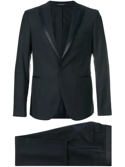 Tagliatore Two-piece Dinner Suit In Blue