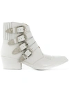 TOGA buckled ankle boots,FTGPWJ0060011712610046