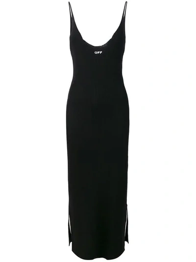 Off-white Black Knit Dress
