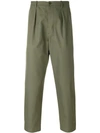 VALENTINO VALENTINO TAILORED CARGO PANTS - GREEN,PV0RE66348N12652775