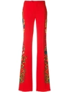ETRO ETRO FLORAL PRINT FLARED TROUSERS,17636953512648416