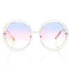 CHLOÉ CARLINA ROUND SUNGLASSES,P00307318