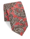 ISAIA Washed Paisley Silk Tie